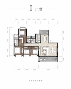 玖宸园1期4室2厅3卫166.00平户型