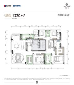 锦宸院流霞里1期4室3厅5卫320.00平户型