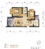 棠湖清江花语1期 2室2厅1卫 88.27平米