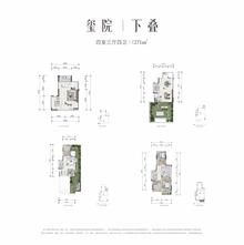 爱情玺樾万璟小区1期4室3厅4卫271.00平户型