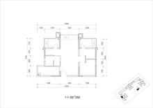 美地西庭1期3室2厅1卫70.00平户型