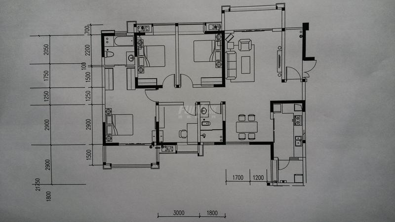 B区3栋1单元