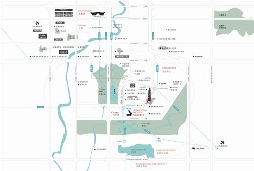 中海天府里名城1期区位图