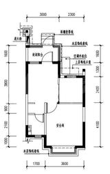 成都恒大城市之光1期 1室1厅1卫 51.03平米
