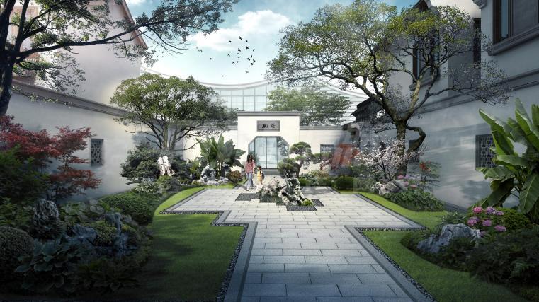 园林、景观、建筑、院子、田园