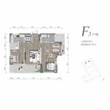 万新峰荟1期 3室2厅1卫 102.00平米