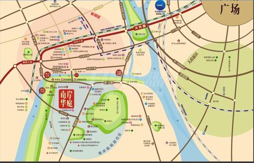 南岸华庭1期区位图