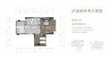 青城·未来院子1期 2室2厅3卫 82.00平米