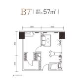 华庭悦璟二期  57.00平米