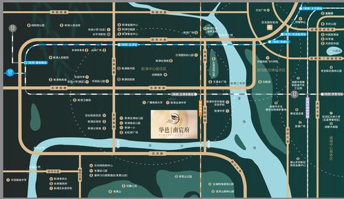 华邑南宸府1期区位图