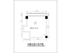 俊屹中心1期58.29平户型