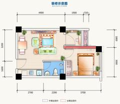 百维广场49.37平户型