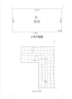 京蓉时代杉众广场1期51.30平户型