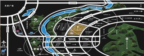 天府国际花园1期区位图