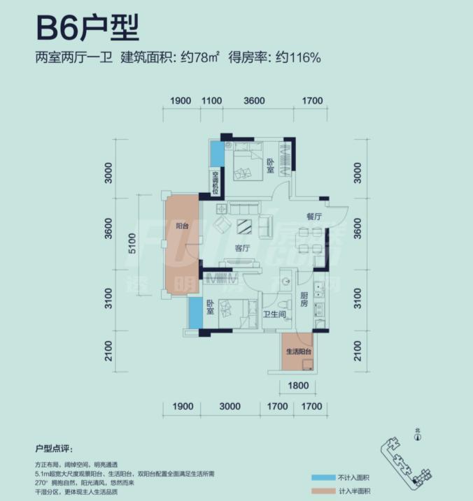 B6户型4~22