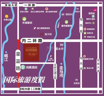 枫尚领域三期荣域区位图
