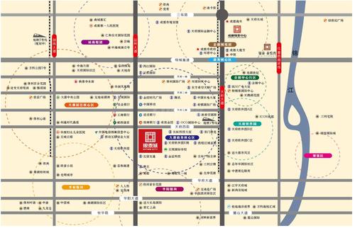 银泰城配套图