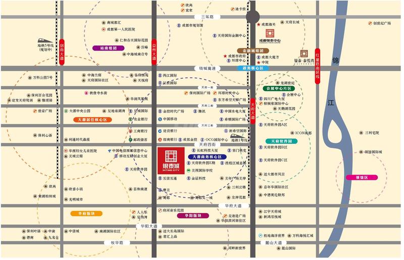 银泰城配套图