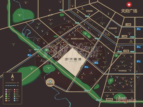 长坤时代锦绣区位图