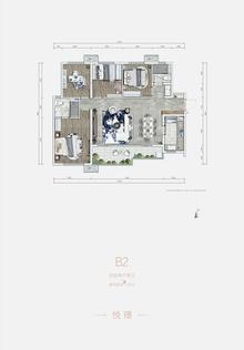 璟南府(璟南堂2期)4室2厅2卫125.00平户型