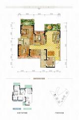 中房优山plus1期 4室2厅2卫 121.00平米