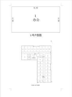 京蓉时代杉众广场1期56.37平户型