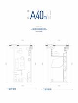 南璟湾中心1期 1室 40.00平米