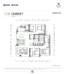 锦宸院流霞里1期4室2厅4卫248.00平户型