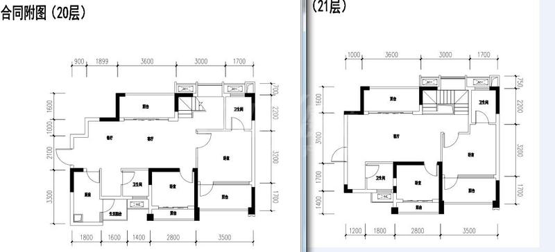 1栋1单元20层1号