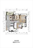 锦天名邸3室2厅2卫122.00平户型