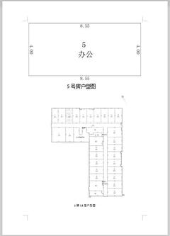 京蓉时代杉众广场1期51.30平户型