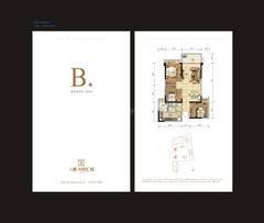 人居天府汇城3室2厅1卫99.00平户型