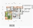 河边的院子三期2室2厅2卫99.74平户型