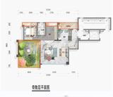 河边的院子三期 2室2厅2卫 99.74平米