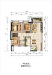 锦天名邸3室2厅1卫98.00平户型