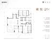 成都高新瑞玺小区1期4室2厅3卫245.00平户型