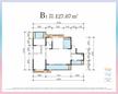 融创春风十里1期3室2厅2卫127.00平户型
