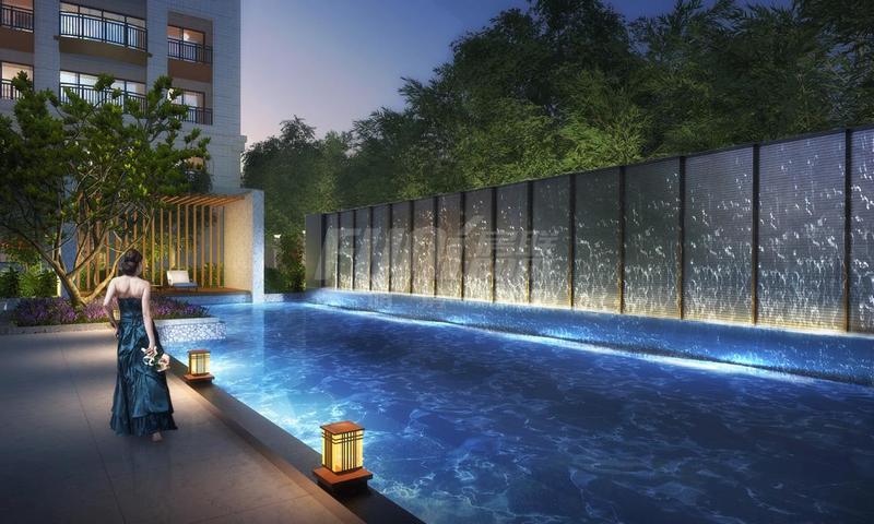 景观水池效果图