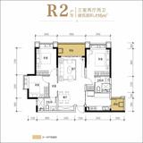 恒大林溪郡 3室2厅2卫 116.00平米