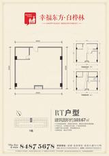 九峰时代广场(白桦林商业中心)  103.67平米