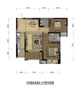 紫檀轩 2室2厅2卫 95.36平米