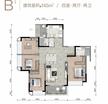 两江映月苑1期4室2厅2卫145.00平户型