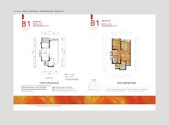 万科城2室2厅1卫66.00平户型