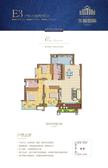 东城国际3室2厅2卫103.15平户型