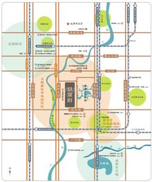 麓湖之春花园3期（融创玖棠府）区位图