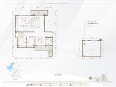 保利和光屿湖小区3期4室2厅3卫158.00平户型