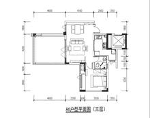 望青来青黛阁1期1室1厅1卫58.00平户型