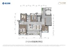 峯萃苑1期（交子峯萃）4室2厅2卫121.18平户型