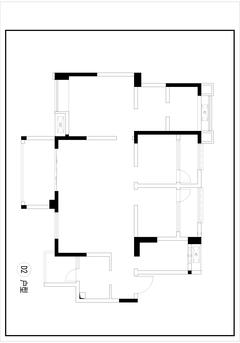 星星南河郡3室2厅2卫112.77平户型