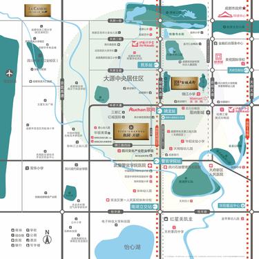 奥园天骄1期区位图